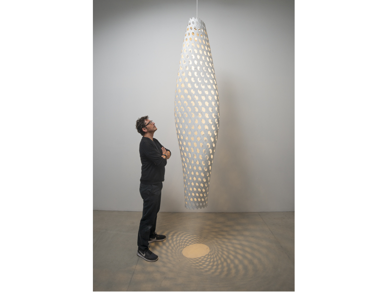 Panelitos Twisted Lamp