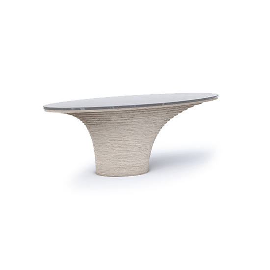 Orbit Table Large With Marble Top