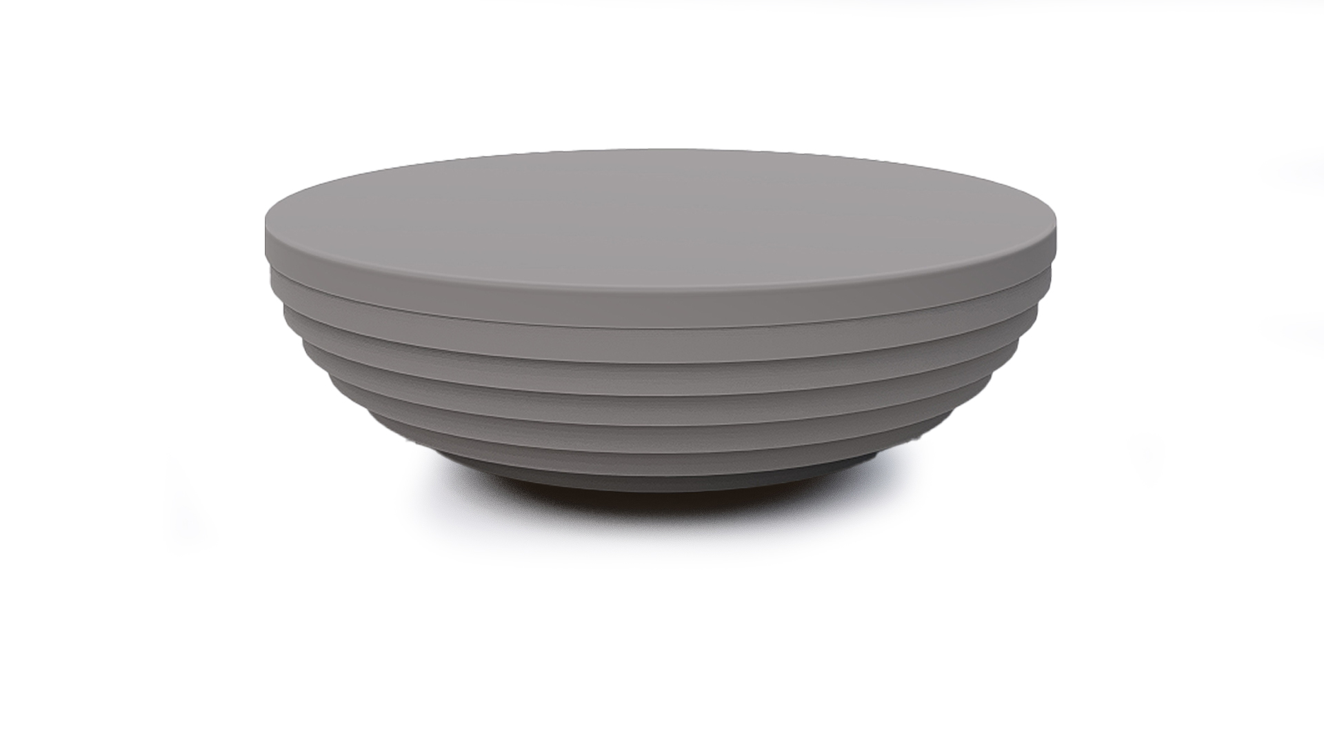 Circular Fiber Coffee Table Large