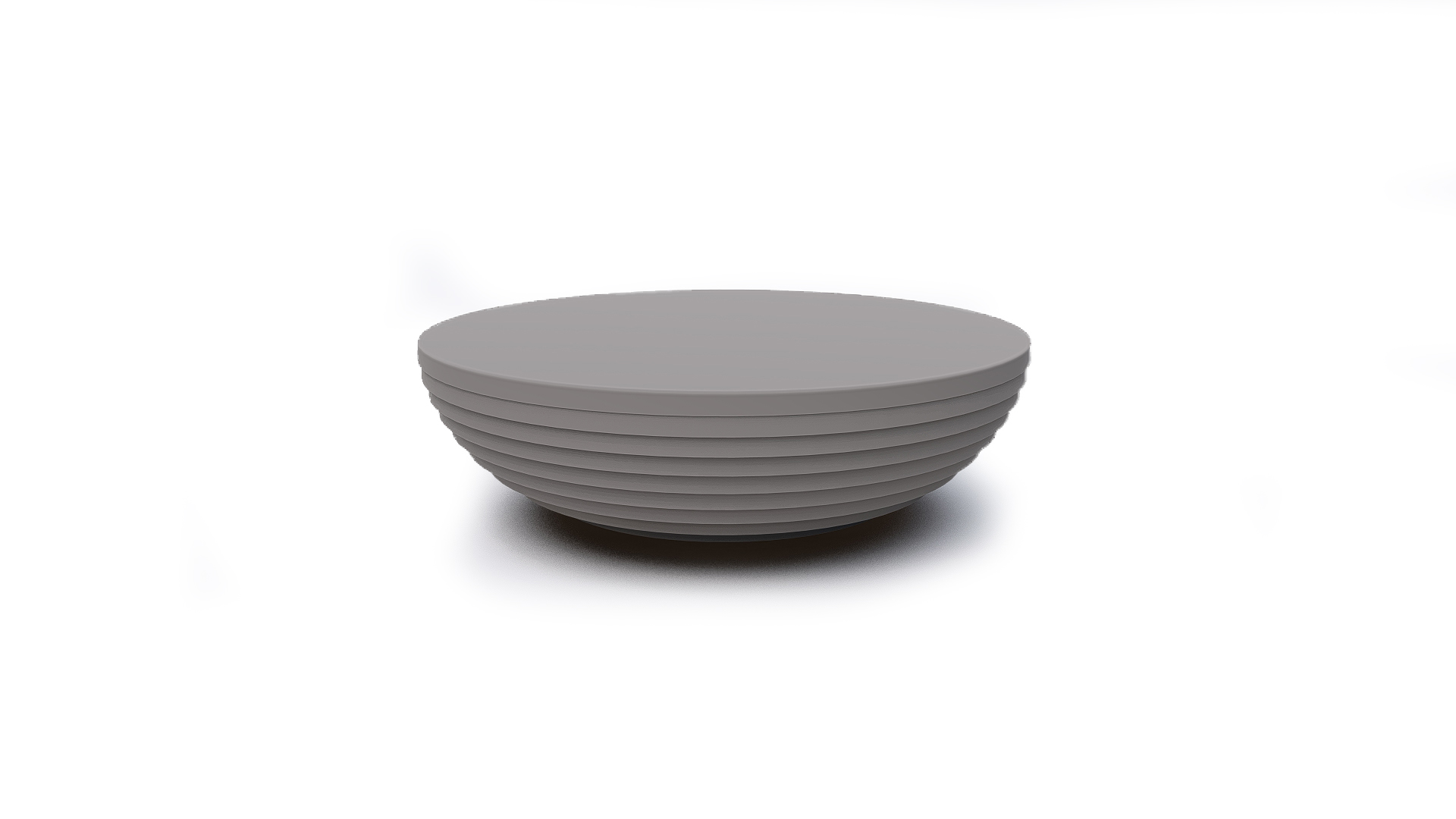 Circular Fiber Coffee Table Small