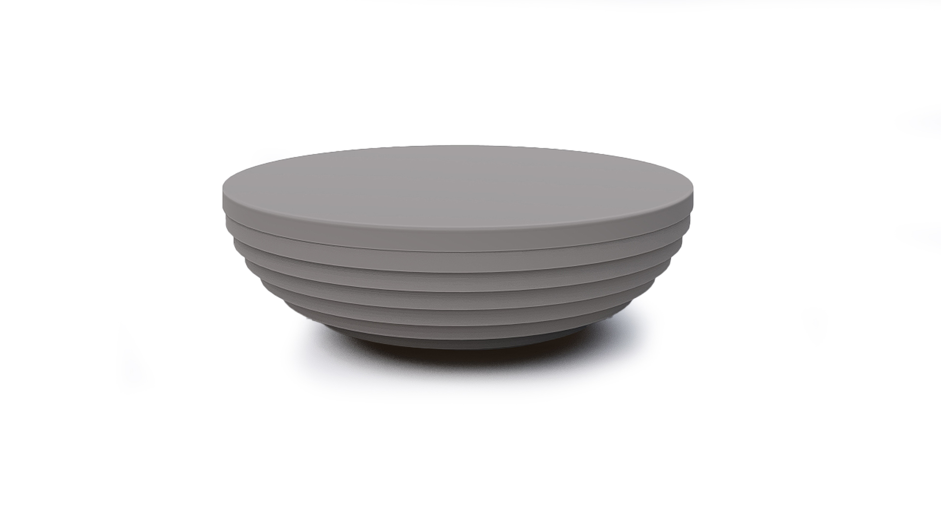 Circular Fiber Coffee Table Medium