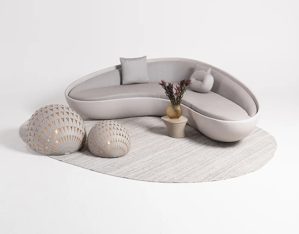 Faba Fiber Sofa with Corner